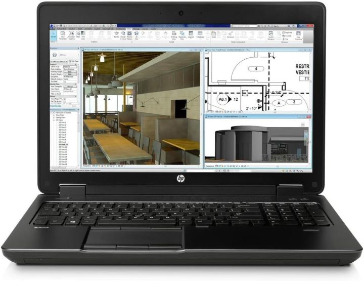HP ZBook 15 G2 Mobile Workstation Intel Core i7 - 4810MQ X4 2.8GHz 8GB 256GB SSD 15.6" Win10, Black - Like New Laptops