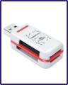All Card Reader, Sd Card Reader, Memory Card Reader Multi Card Reader ALL IN 1 CARD READER All Cards Reader, Sd Card & Memory Cards Reader 4 in one Card Reader (SD Card, MS Card, T Flash Card, M2 Card) for Computer, Laptop, Mobile, DVR, LED TV, Camera, an. 