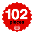 Gift City Presents Golden Foil Kitchen Tile Stickers Multiple Quantity - 12x12 cm Tiles Stickers for Bathroom Kitchen Stickers Wall Wallpaper Border Decoration. 