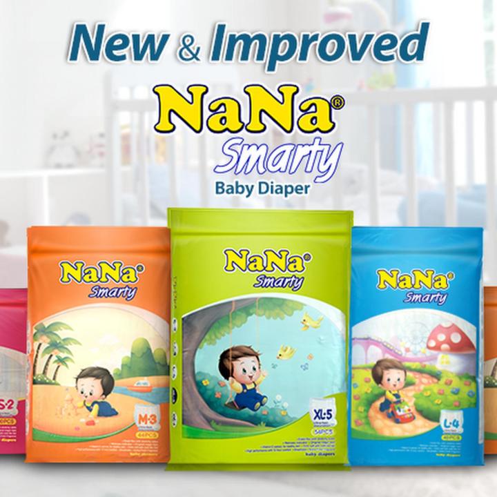Nana Smarty- Baby Diapers-Xl (5)- Economy Pack 36 Pcs