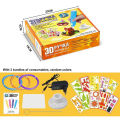 3D Printing Pen Complete Set With Eco Plastic PLA Toy For Kids, Children 3 D Pen For Drawing With Eco Plastic Refill 3DPEN-6-1 Set With Stencils, Best Toys Gift For Childrens Boys & Girls, Early Age Mind Development Learning Kid Playset NFT Print Pencil. 