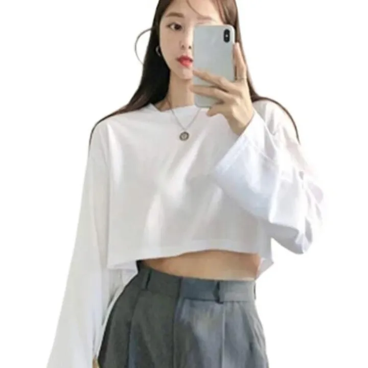DROP%20SHOULDER%20OVERSIZED%20CROP%20TEE-WHITE%20-%20Image%202
