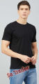 Pack of 2 Black Half Selves simple shirt available in Differnt size. 