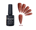 KWEEN Brown Shinny glitter Gel Polish Uv Glitter Gel Nail Color Soak Off For Nail art. 