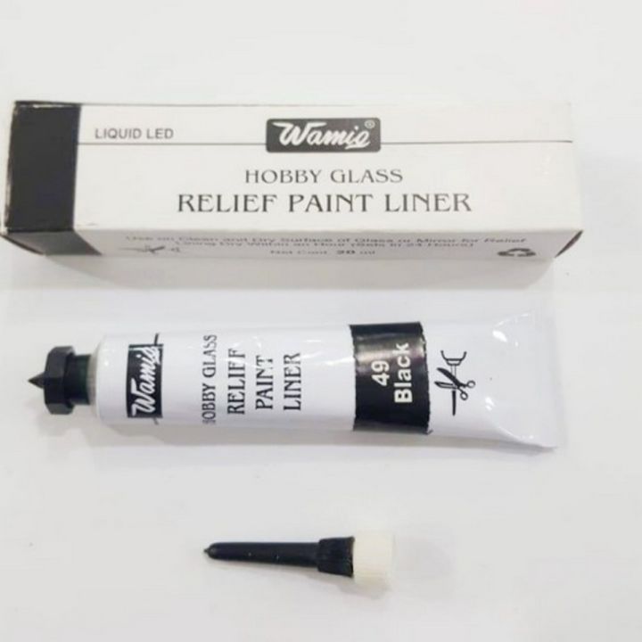 Glass Paint outliner Black