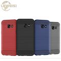 Leweisi Carbon Fiber Bumper Phone Case For Samsung Galaxy A5 2017 Back Cover Coque Shockproof Protective. 
