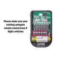 Universal 8 Dip Switch Fixed Code Smc5326P-3 330Mhz Remote Control for Autogate, Garage Door Opener or Alarm System. 