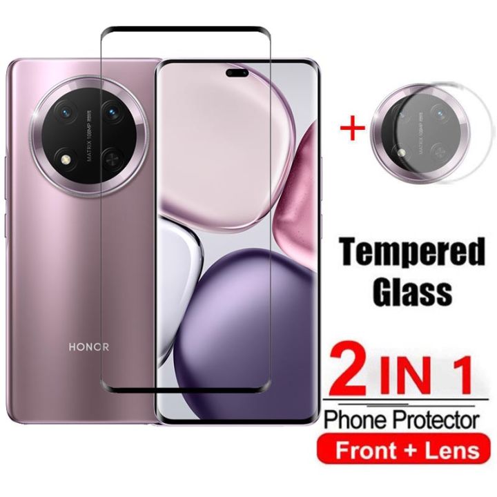 Honor X9C 5G Tempered Glass For Honor X9C 5G Camera Lens Protector and Full Coverage Screen Protector