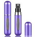 Premium portable perfume refiller portable mini perfume atomizer spray bottle for travel refillable 5ml fragrance container, Scent pump case, Compact and lightweight travel perfume spray bottle, Ideal for traveling. 1pc pt. 
