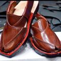 Norozi Kheri AKA Nawabi Kheri - Hand Crafted Brown Shine Quetta Norozi Chappal With Double Sole - Hand Made Footwear Pure Leather - Norozi kheri for men. 