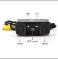 Night Vision Car Rear Vew Camera with Visible Parking Sensor. 