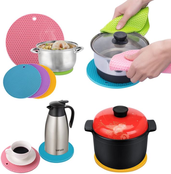 PACK%20of%202%20Set%20Silicone%20Hot%20Pot%20Holder%20pad%20Patili%20Hot%20Plate%20Mat%20Multipurpose%20Silicone%20Pot%20Holders%20Hot%20Pads%20Silicone%20Heat%20Resistant%20Coasters%20Cup%20Insulation%20Mat%20Pad%20Potholders%20Honeycomb%20Rubber%20Pads%20for%20Hot%20Dish%20Hot%20Cushions%20Counter%20Mats%20For%20Tables%20-%20Image%207