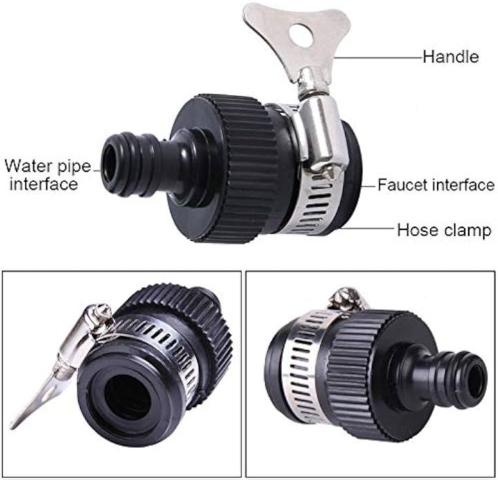 LUTIAN%204pcs%20Tap%20Connection%20Suction%20Set%20for%20High%20Pressure%20Washer%20(%201%20x%20Tap%20Connector%20+%201%20x%203mtr%20/%205mtr%20Hose%20Pipe%20+%202%20x%20Quick%20Connector%20)%20-%20Image%205
