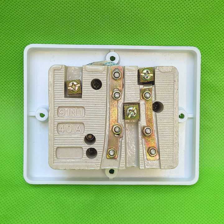 UNIVERSAL%203%20Pin%20Power%20Plug%20Socket%20Wall%20Socket%20Plate%20-%20500%20Volts%20/%2040%20Amp%20High%20Quality%20Specially%20for%20AC,%20Water%20Pump%20-%20Image%203