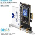 Hommie Dual-Band WiFi Card AC 1200Mbps Wireless PCI Express Network Adapter Bluetooth 4.2, Wi-fi. 