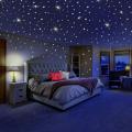 3D stars glow shine in the dark Luminous on Wall Glowing Stickers for Wall Decal Kids Room living room Home Decoration / Fluorescent Night Glowing Stars Wall Sticker. 