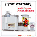 Original 2 in 1 & 3 in 1 RAF & silver crest Juicer blender machine With 7025 copper motor installed and 1 Year motor Warranty. 