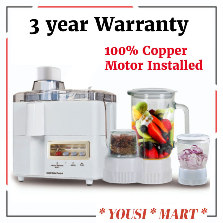 Original 2 in 1 & 3 in 1 RAF & silver crest Juicer blender machine With 7025 copper motor installed and 1 Year motor Warranty