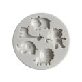 Cake Decorating Molds Animal-shaped Cookies Cute Animal Cake Decorations Lion Cake Toppers Silicone Animal Molds. 