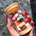 Mini Lipstick Set, Portable Mini Lipstick Set Capsules Matte Lipstick. 