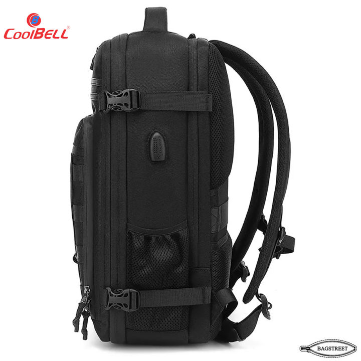 Coolbell%2017.3%20Laptop%20Backpack%20Daily%20Business%20Travel%2037L%20Expandable%20Backpack%20Men%20Large%20Capacity%2017/17.3%20Inch%20Laptop%20Backpack%20180%C2%B0%20Open%20With%20USB%20Port%20CB-8265%20-%20Image%204