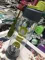 cille drink water bottle, bpa free bottle high plastic made, handy gym water bottle with handle, sport water bottle with strainer, easy grip , leakproof water bottle eco friendly best for schools and offices outdoors. 