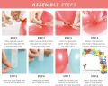 55 Balloon Garland Kit,Circus Balloon Arch Kit,Red Yellow and Blue,  Mix Balloons Multicolor Confetti Balloons and Balloons for  Birthday Wedding-Party Decoration. 