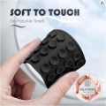 Silicon Suction Pad Phone Holder Self-Adhesive Rubber Suction Mobile Holder Silicone Suction Phone Case - Suction Cup Phone Holder | Sticky Phone Grip Mount With 24 Suction Cups | Anti-Slip Suction Phone Case Mount For Shower mirror Silicone Mobile Stand. 
