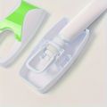 Best Quality Set of Toothpaste Dispenser & Brush Holder - Plastic Automatic Toothpaste Dispenser With Tooth Brush Holder For Homes And Bathrooms - Tooth Paste Dispenser with Toothbrush Holder. 