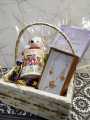 Gift for Mother | Gift for Mom | Gift for Maa | gift basket for mother ( locket set + printed coffee/tea mug + teddy bear + greeting card + rose flower + basket and wrapping ). 