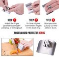 Finger Protector Safe Slice Fruits Vegetables Steel Kitchen Cooking Tools. 