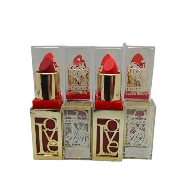 Get the Ultimate Comfor Beauty Lipstick Matte Lipstick Trio for a Flawless Finish! Long-Lasting Shades in a Random Color Pack of 3 & 06. Shop Now!