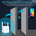 Wireless  WiFi 300Mbps WiFi Range Ext for Home and Office, WiFi Long Signal Amplifier 5Ghz 2.4G - White. 