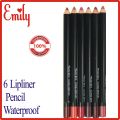 6 Emily Lip Pencil Lip Liner Eye Liner Pencil Set 6 Pieces 6 Emily Lip Pencil Lip Liner Eye Liner Pencil Set 6 Pieces. 