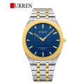 CURREN Quartz Stainless Steel Chain Wrist Watch For Men With Brand Box 8444. 