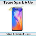 Tecno Spark 6 Go Tempered Glass Screen Protector Premium High Quality Polish Glass For Tecno Spark 6 Go. 