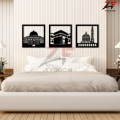 ZF Modern WallDecor Hanging Decor | 3D DIY Laser Cut Cnc | Wall Art Design Decoration | Home Decor Living Room. 