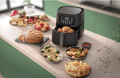 Philips Airfryer 5000 Series XXL Connected - 7.2L, 16-in-1 Airfryer, Baking Tray included, Connected to HomeID app - HD9285/94. 