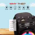 Original Wireless Bluetooth Speaker Rgb - Mini Wireless Portable Bluetooth Speaker with Big Sound, High Bass & Woofer Home for Mobile, PC Computer & Laptop - Rechargeable Bluetooth Speakers support Memory Card, USB, FM Radio - By FunBug. 
