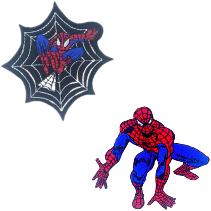 Spiderman Embroidered Iron On Patch Sew On Badge Bags Caps Jeans Jackets Applique