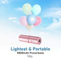 Bonai Portable Phone Charger, 5800mAh Power Bank External Backup Battery Pack Compatible with iPhone XS 8 7 6s 6, iPad, iPod,Huawei and More - Rose Gold (Charging Cable Included). 