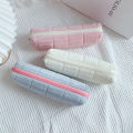 Pencil Case Smooth Metal Zipper Comfortable Touch Pencil Pouch. 