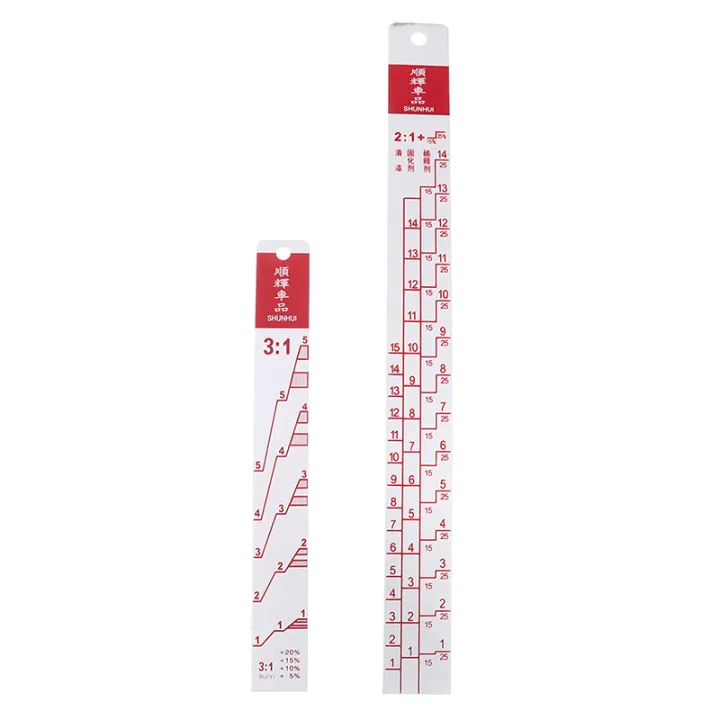 Mixing Tool Standard Car Paint Ruler Suitable for Cars Paint Ruler ...