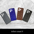 Infinix Smart 9 Soft Chain Puffer Anti Fingerprint Protective Smooth Case. 