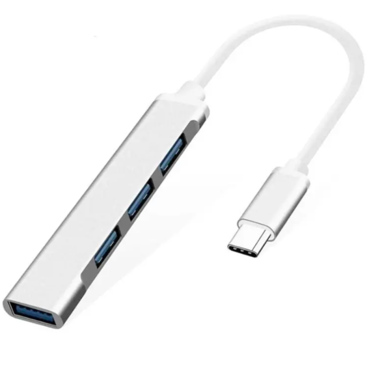 3.1 C Type to USB HUB 4 PORT – Hub – 4 Port – Type C to USB hub – Type C 4 port hub | METAL BODY USB HUB