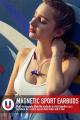 WRZ Wireless Headphones, S8 Bluetooth 5.0 Earphones with Microphone Magnetic IPX6 Sweatproof Sport Running Workout  Travelling 10Hrs Playtime  for Android iOS Cell Phones (Purple Pink). 