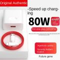 OnePlus 10Pro 80W SuperVooc Charger Adapter + Cable Warp Charger with Fast Charging Cable USB A to USB C - 80W Ultra Fast Power Adapter. 