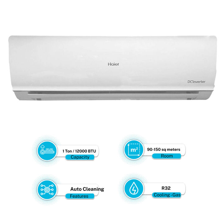 Haier HSU12LFCB/LFCMCool Only Inverter Split Air Conditioner Daraz.pk