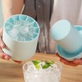 Mini Silicone Ice Cube Tray Cylindrical Ice Cube Mold for 60 Ice Cubes Easy Release. 