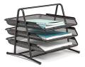 Heavy metal 3 Tier Metal Mesh File Tray Document, Paper, Files, Letters, folders Holder Desk Organizer. 